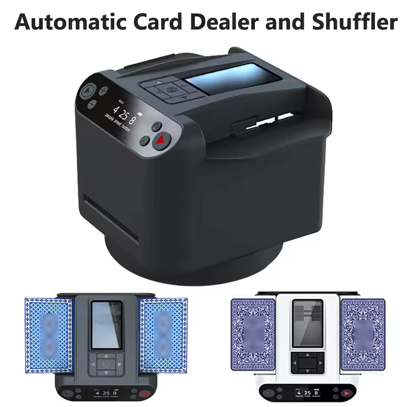 Automatic card shuffler